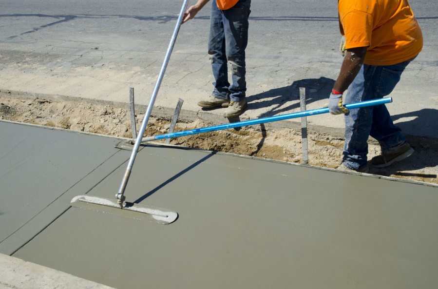 concrete paths and walkways